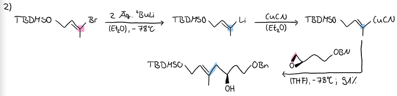 Vervollständige das Schema Organische Synthese Repetico